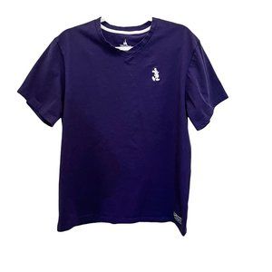 Disney Parks Authentic Original Tshirt L Purple‎ Embroidered Mickey Size Large